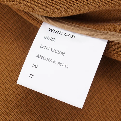 Drumohr Camel Knit Cotton Hooded Anorak Jacket with Panel Details L (Eu 50) image 9