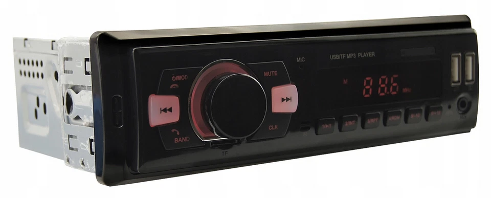 AUTORADIO X AUTO 1 DIN BLUETOOTH RADIO FM - 2 USB SD AUX MP3 50W X 4CH 2 PRE OUT - Immagine 4 di 4