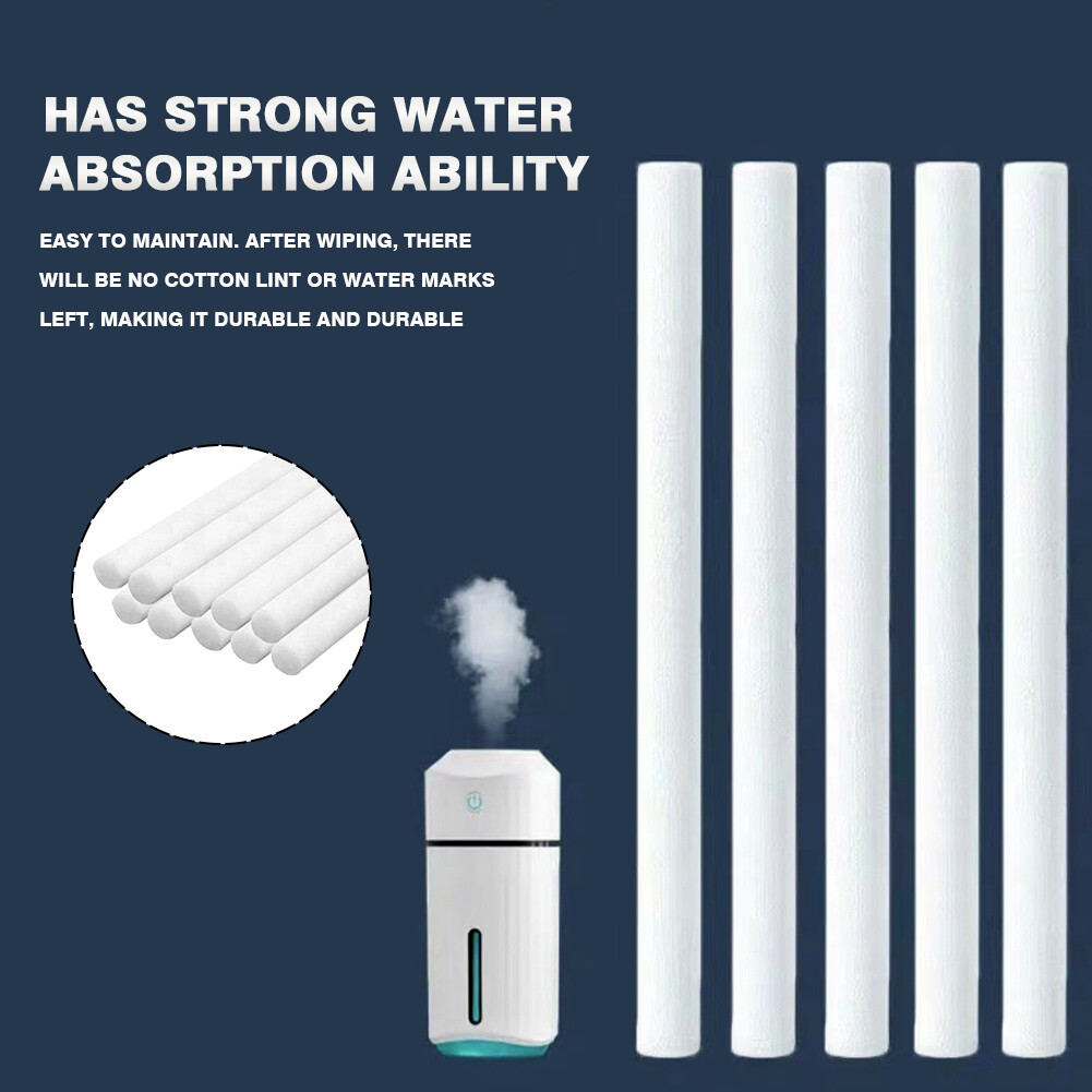 10 Stück Luftbefeuchter Filter Stick Ersatz Filterschwamm Stick (8 mm