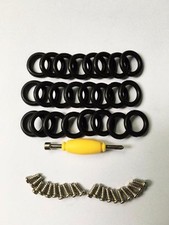 50 pcs GI Joe Cobra Action Force O-RINGS Waist Bands & 50 pcs screws