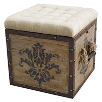Pri Ottoman With Storage In Natural on sale Pri Ottoman With Storage In Natural on sale