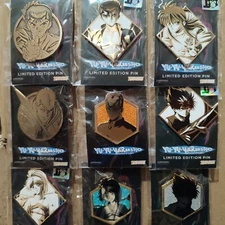 Yu Yu Hakusho Limited Edition Collectible Enamel Pins Lot Official Anime Pins