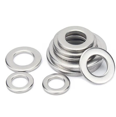 304 Stainless Steel Flat Washer Spacers Gasket M12 M14 M16 M18 M20 M22 M24~M36 - image 1 of 4