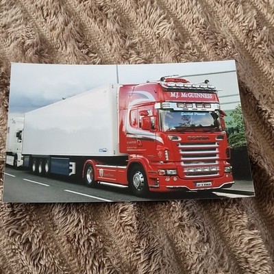 KAUFEN SIE 1 ERHALTEN SIE 1 GRATIS! MJ McGuinness Irland Scania LKW/LKW Foto 6x4
