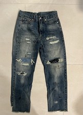 VISVIM JOURNEYMAN JEANS TACKED CRASH