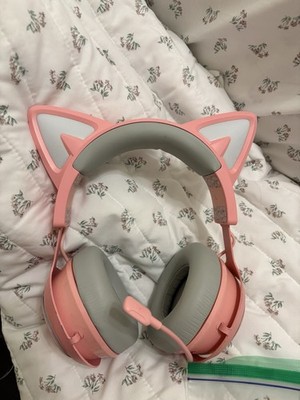 Wireless Cat Ear Light up Pink Headphones