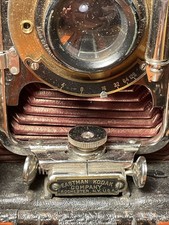 1894-1909 NO. 3A FOLDING POCKET KODAK Model B-4 Large Camera w/ Red Bellows