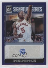 2018 Panini Donruss Optic Signature Series Purple Prizm Edmond Sumner Auto 2d9