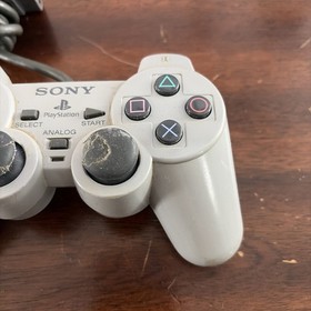Sony PlayStation 1 One PS1 Gray DualShock Analog Controller SCPH-1200