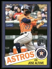 2020 Topps #85-48 Jose Altuve 1985 Topps Baseball 35th Anniversary Blue