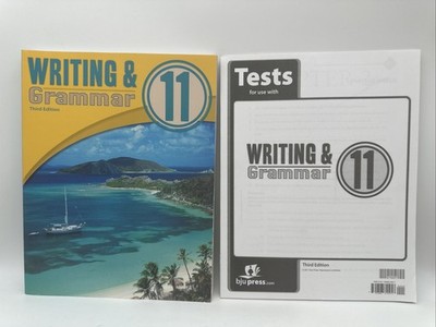 Bob Jones Writing & Grammar 11 Student Text & Tests (3rd Edition) 11th Grade NEW