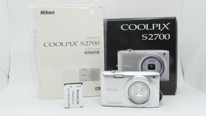 【美品動作確認済み】Nikon COOLPIX S2700 Nikon COOLPIX S2700 16.0MP Digital Camera Black TESTED w/charger
