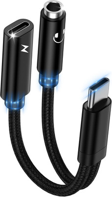 USB C Auf 3,5Mm Klinke Kopfhörer Adapter Und Laden,2-In-1 Type C Auf 3.5Mm Klink