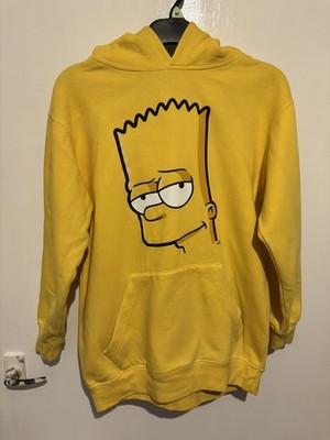 Offizieller Universal Studios Bart Simpson Kinder Hoodie - gelb - Größe Large Jugend