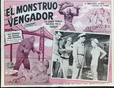 THE CREATURE WALKS AMONG US JEFF MORROW REX REASON LEIGH SNOWDEN LOBBY CARD 1956