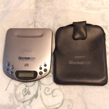 Vintage 1996 SONY Discman ESP D-330 Portable CD Player Case TESTED WORKS
