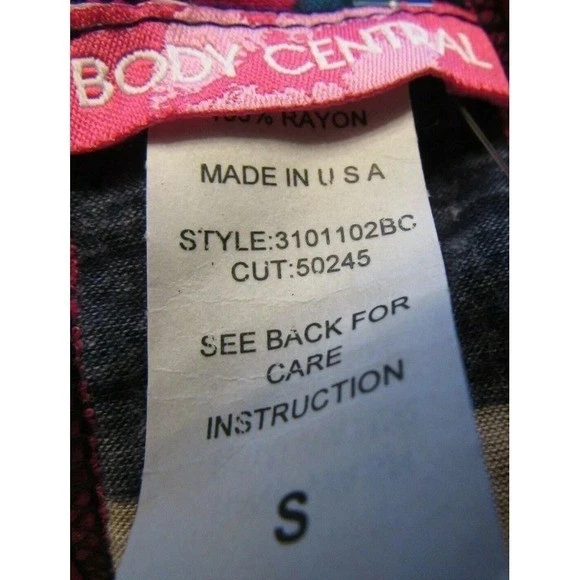 Body Central Striped Color Blocked Maxi Dress Casual Size Small Retro Y2K 90's - Image 3 of 4