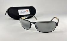 Maui Jim Black Coral MJ249-2M Black Matte Polarized Sunglasses GREAT PAIR