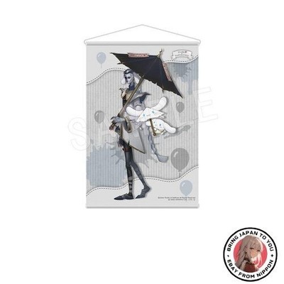 Neu Chugai Mining Identity V x Sanrio Figuren B2 Wandteppich schwarz-weiß