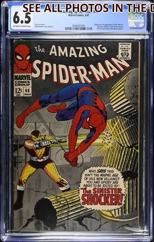 Amazing Spider Man #46 Marvel Comics CGC 6.5 Graded MAR 1967 SHOCKER 1st App (HG