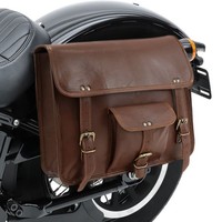 Satteltasche Vintage FüR Triumph Bonneville Bobber / Black Craftride SV7 Br