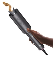 Tymo Curl Pro 1” Automatic Rotating Curling Iron Wand - Metallic Gray