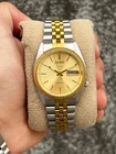 Vintage Seiko 5 7009 Two Tone Mens Day/Date