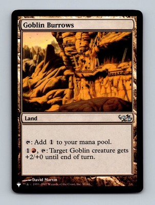 Goblin Burrows The List Reprints Non-Foil MTG NM