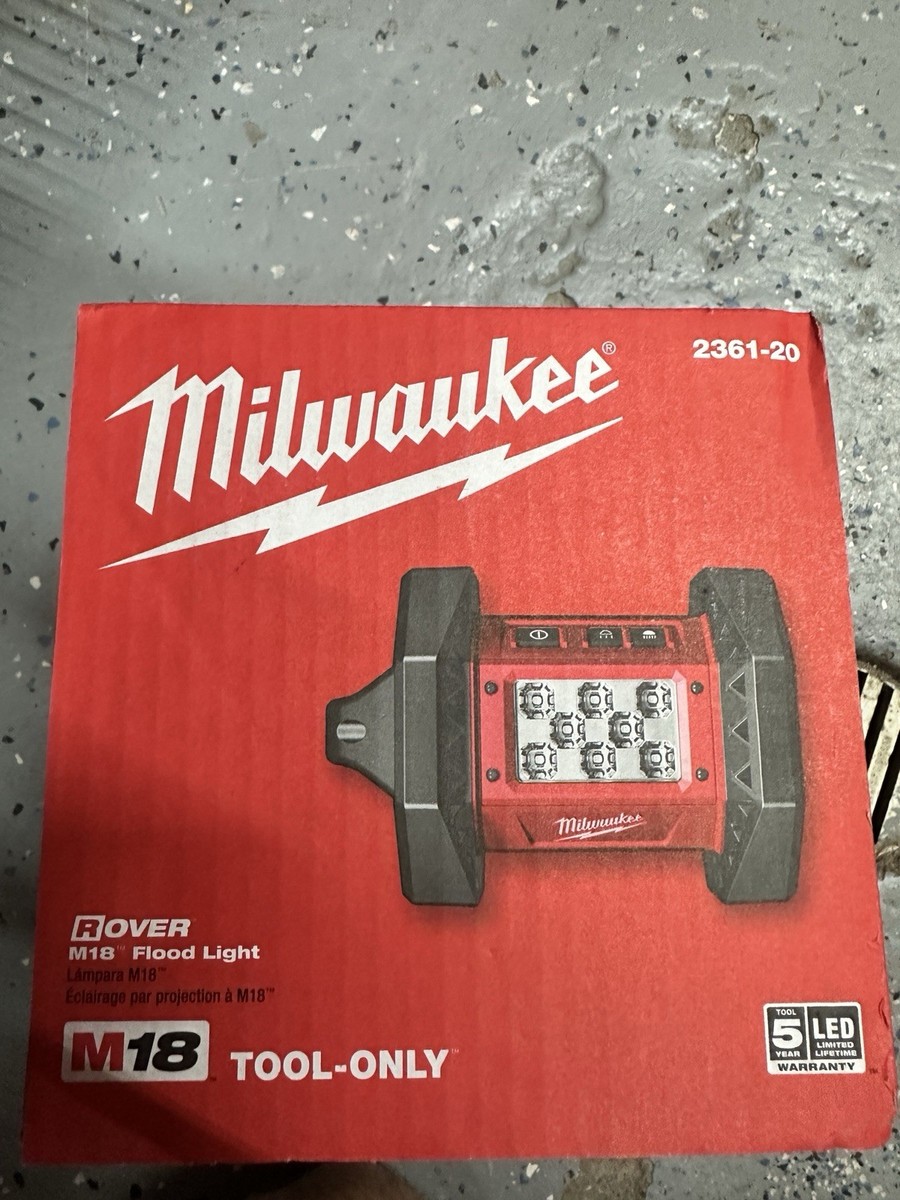 Milwaukee 2361-20 M18 Rover 18V Floodlight - Red 45242300655| eBay