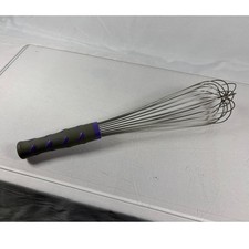Vollrath Jacobs Pride 14 Inch French Whisk Gray Purple Handle NSF Stainless