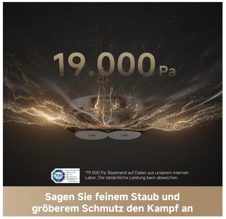 L40s Pro Ultra Saugroboter, selbstreinigende Wischmopps, 19.000 Pa Saugkraft k11 - Bild 4 von 4