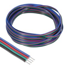 19.68ft 24 Gauge 4 Conductor Electrical Wire Tinned Copper Cable