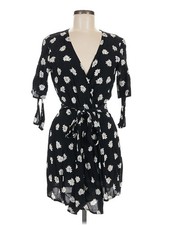 Faithfull the Brand Women Black Casual Dress 6
