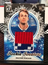 DALTON KINCAID 2023 PANINI DONRUSS FOOTBALL RC ROOKIE SWEATERS HS-DKI BILLS