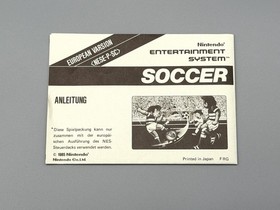 Soccer Nintendo NES OVP Bienengr&auml;ber (FRG) Zustand: Sehr Gut