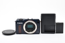 Canon EOS M 18.0MP Mirrorless Digital Camera Body Bay Blue Excellent 2825169