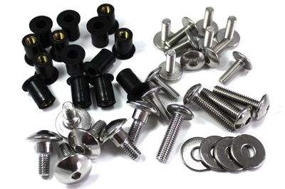 SPEEDY FASTENERS Bulloni carrozzeria carena inox Honda Africa Twin 1993-2003 XRV750 RD07A