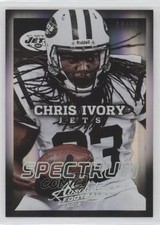 2013 Panini Absolute Spectrum Platinum /10 Chris Ivory #69 v7j