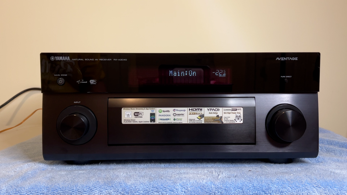 Yamaha AVENTAGE RX-A3040, Power Cord & Original Remote Bundle