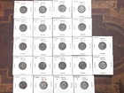 Lot Of 17 Mercury Dimes And 5 Early Roosevelt Dimes