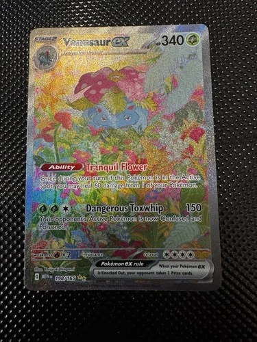 Pokémon Venusaur ex 198/165 Special Illustration Rare Holo Scarlet & Violet 151