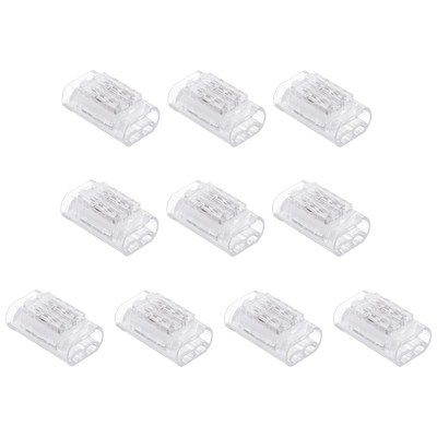 10 Pcs 4 Pin Wire Connectors 22-20 AWG No Strip Insulation Piercing Clips