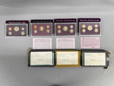 FOUR US MINT PROOF SETS 1985, 1988, 1989 AND 1993