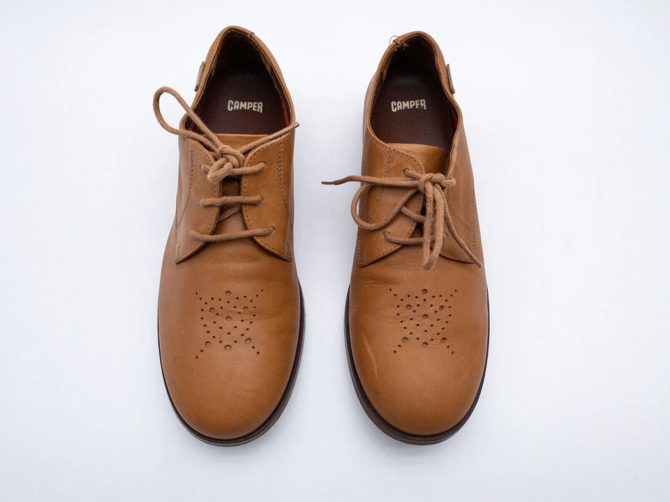 CAMPER Hombre Zapatos de Negocios Cordones Braun Talla 41 Eu Tipo 24757-50 - Imagen 3 de 4