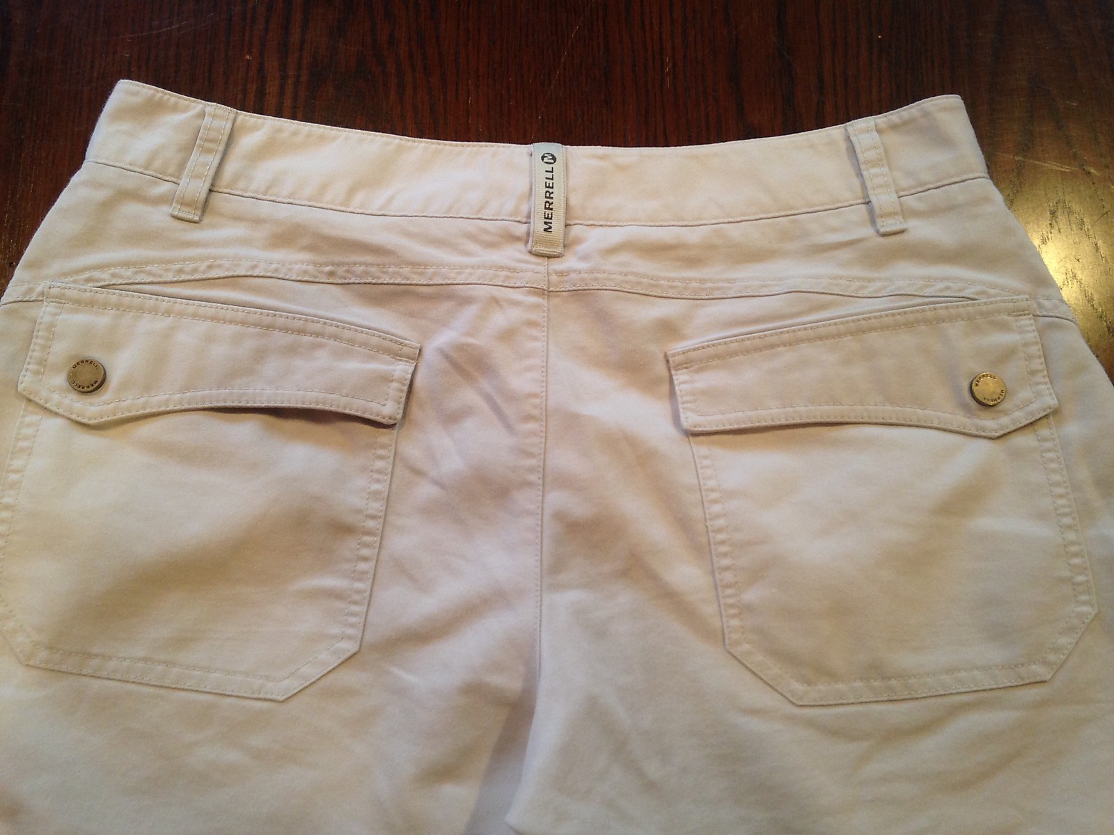 Pantaloncini donna MERRELL trekking outdoor beige taglia 10 E.U.C