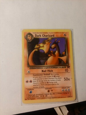 Dark Charizard 1st Edition Non Holo PSA 9 Pokemon Team Rocket 21