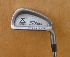 TITLEIST DCI BLACK OVERSIZE + 4 IRON 25 LOFT STIFF FLEX STEEL SHAFT 