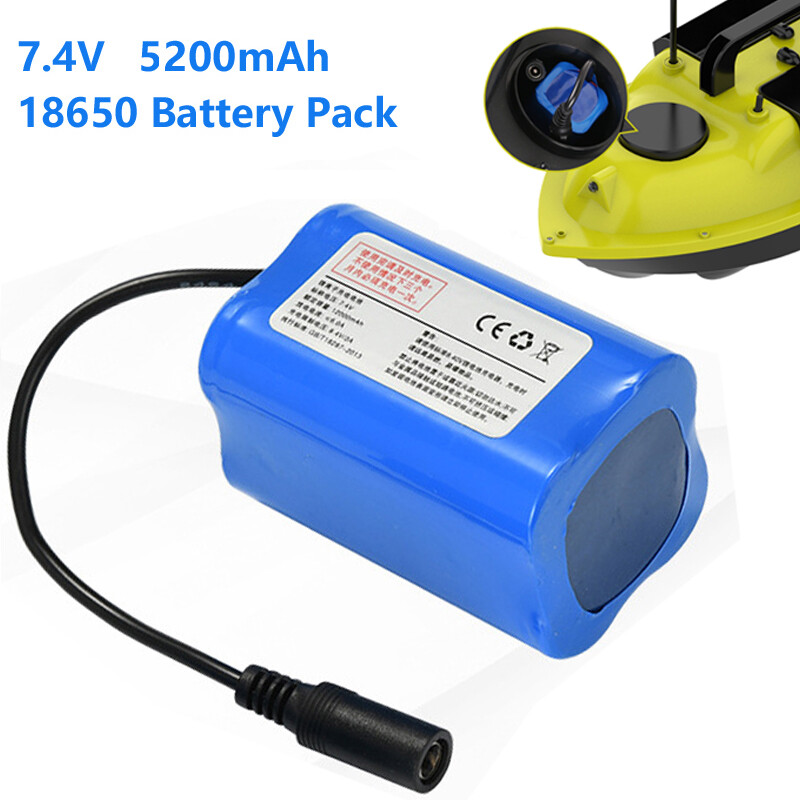 Batterie Lithium RC, 7.4V 850mAh Télécommande Batterie Lithium pour Avion Remplacement Léger Durable pour V353