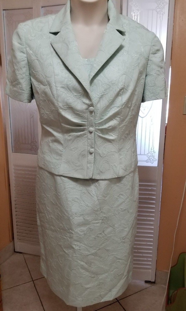 Danny & Nicole Mint Green Dress & Matching Jacket - Size 14 | eBay Danny & Nicole Mint Green Dress & Matching Jacket - Size 14 | eBay