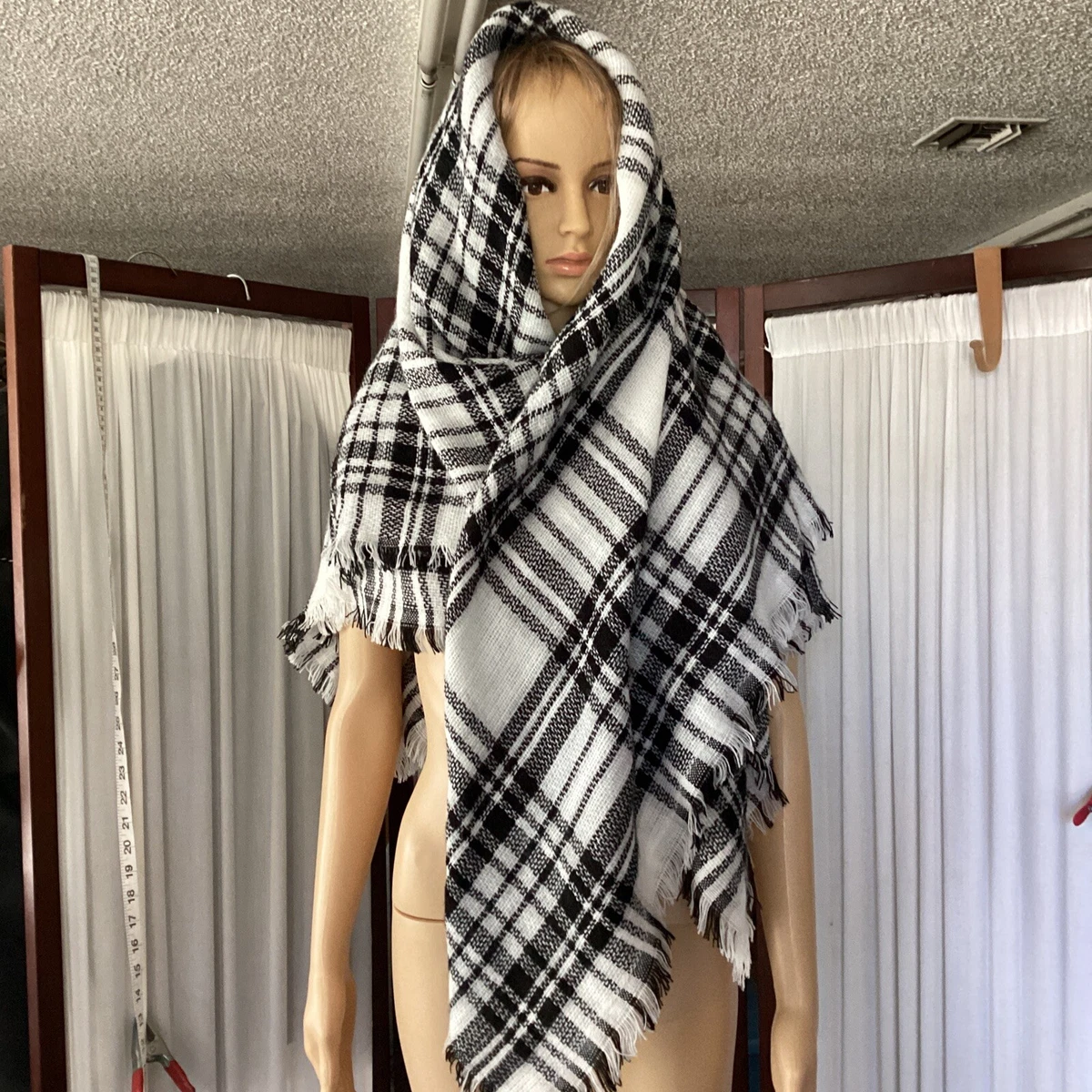 Flannel shawl hotsell